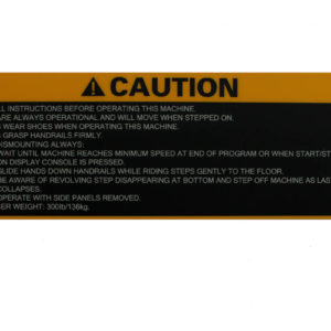 Caution Decal 7000PT / SM916