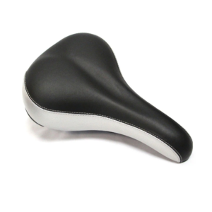 Velo Seat Black and Silver Star Trac Spinner NXT Clamp Included