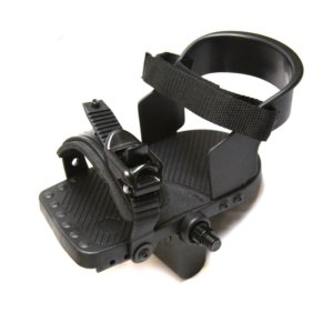 Full Boot Support Pedals with Adjustable Straps - 9/16” For Therapy Rehabilitation (PAIR)