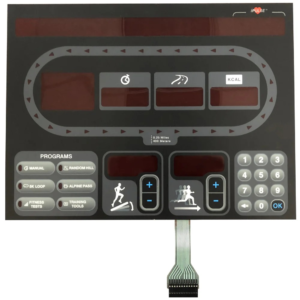 Star Trac E-TR (G1) Treadmill Overlay/Keypad