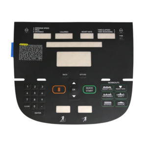 Precor TRM 833/835 P30 Overlay/Keypad Assembly