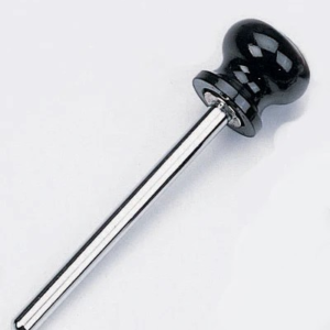 Magnetic Pin with Round Deluxe Black Knob - Locking Space - 2-1/2”