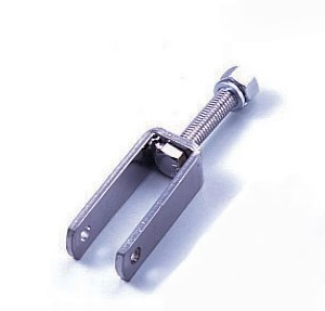 Pulley Bracket - 1/2” Stud. Fits 4” thru 4-1/2” Pulleys. 1” Space x 3/8” Bore