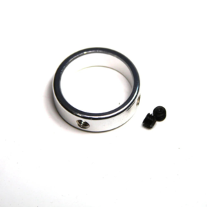 Aluminum collar for 1” tube – Anodized Silver