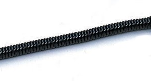 Cord - 3mm x 10” with 2 - 1” Key Rings. Black
