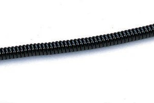 Long Jumbo Cord - 12” with 2 Key Rings. Black