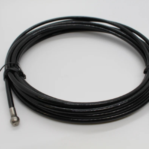 Ready Made Black Cable - 30 feet, 3/16” coated to 1/4” Cable with 3/16” Shank Ball