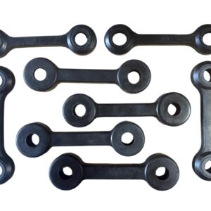 Set 140lb bone style resistance bands: (4) 25lb and (4) 10lb bands